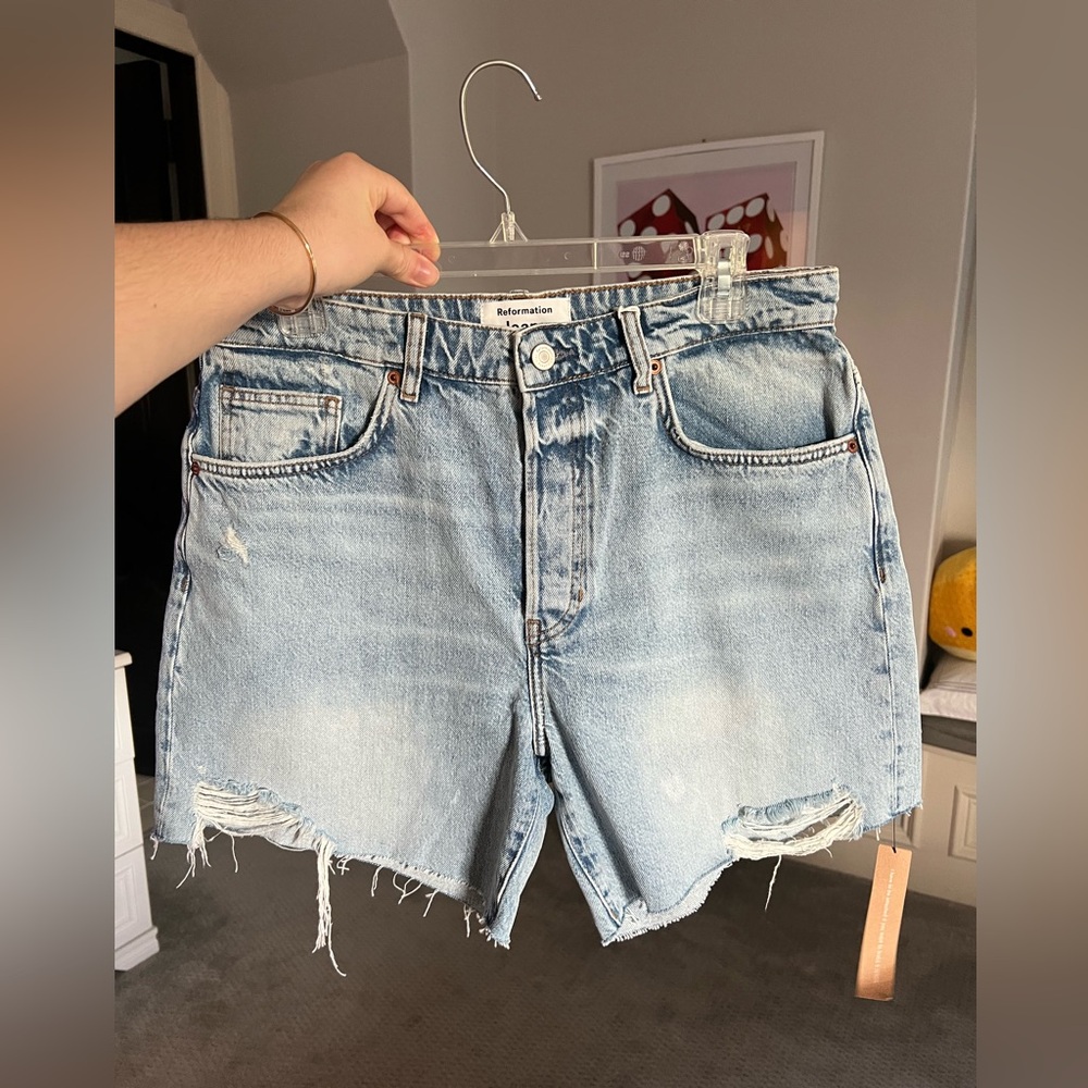 Reformation Raye Denim Shorts